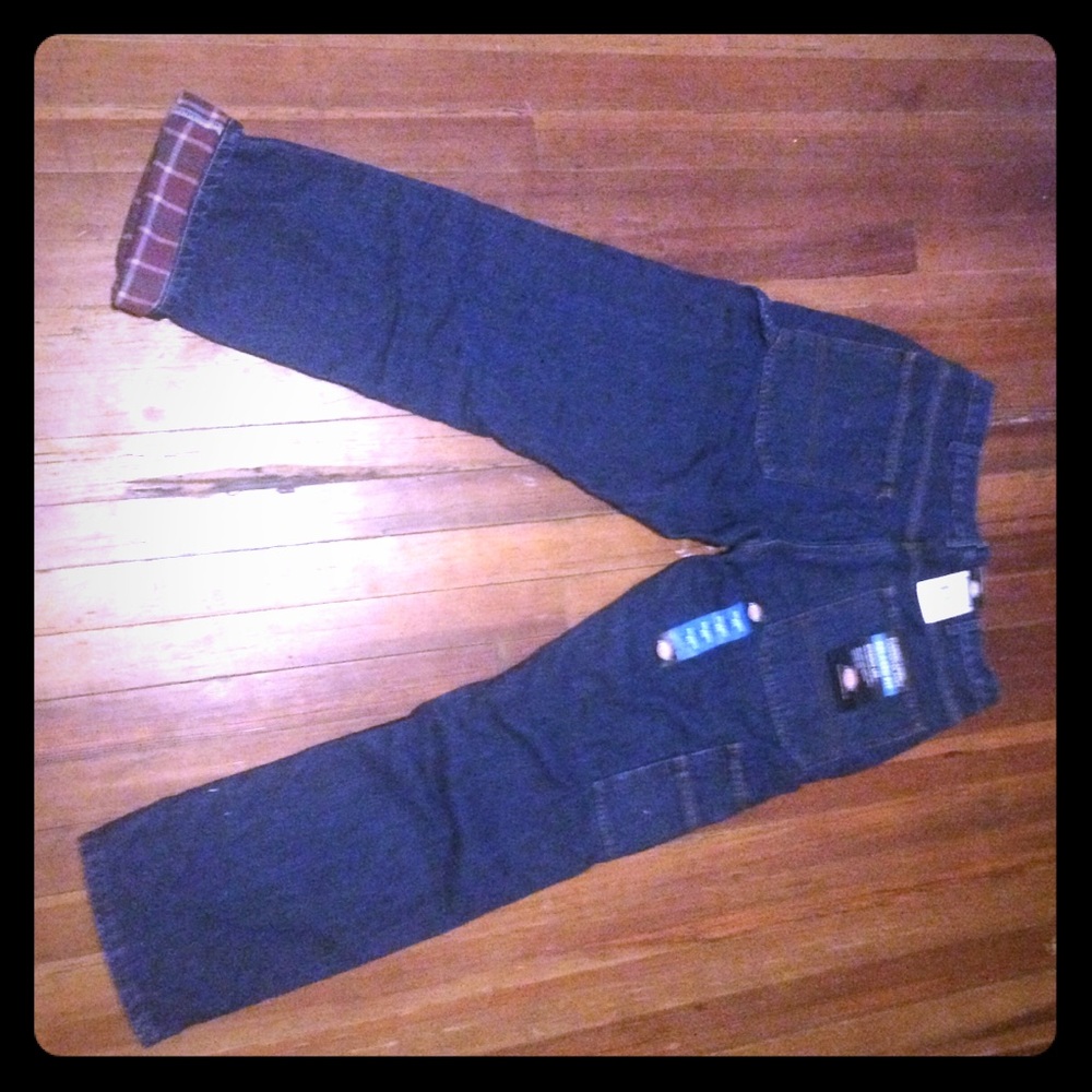 dickies nwt 32x32 carpenter jeans flannel lined